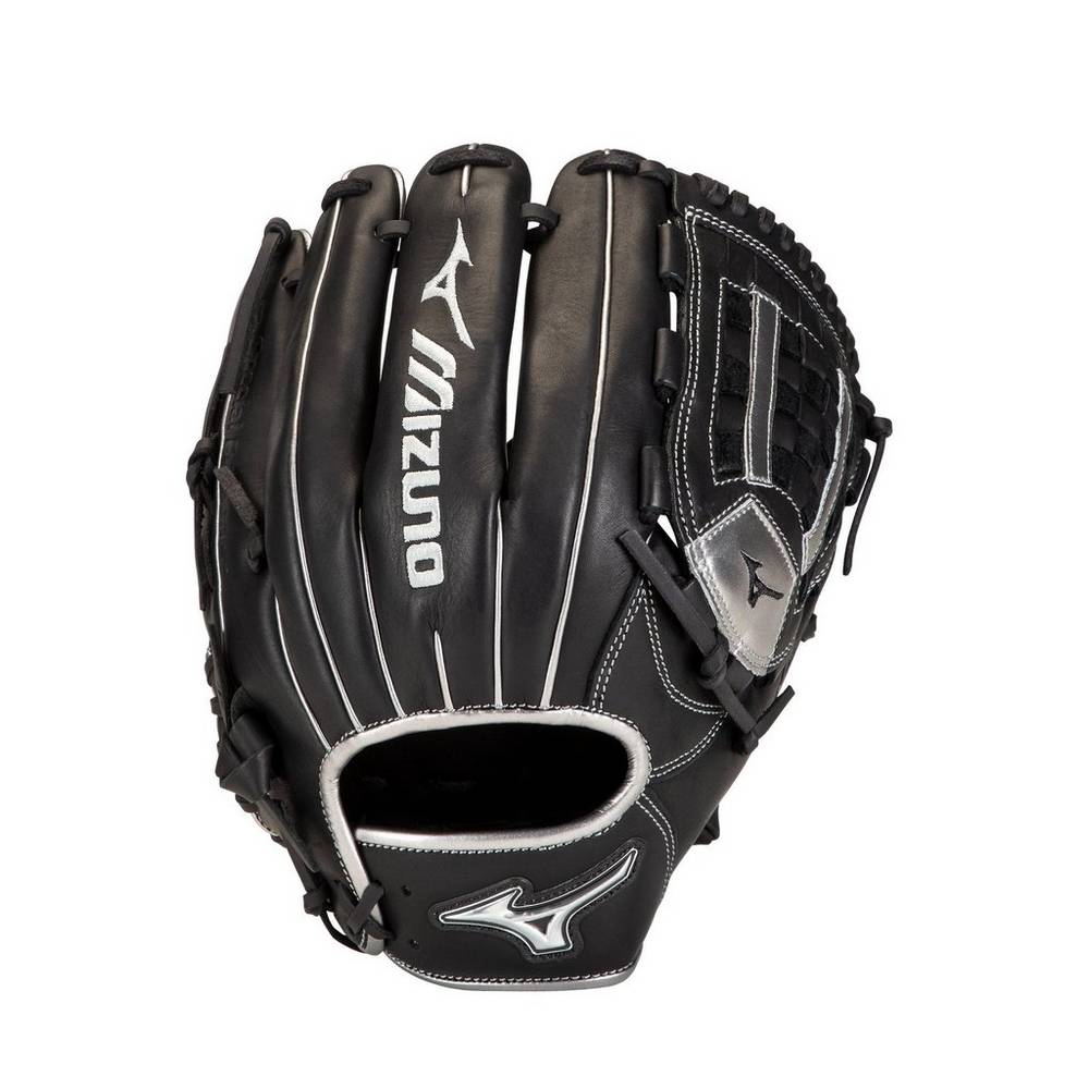 Mizuno MVP Prime SE Pitcher 12" - Bayan Eldiven - Siyah/Gümüş Türkiye (NDMCFK-851)